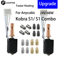 For Anycubic Kobra S1 Hotend ceramic Nozzle Kobra S1 Combo Head S1C 3d Printer 24V 48W Rapid heating 320℃ 3d Printer Accessories
