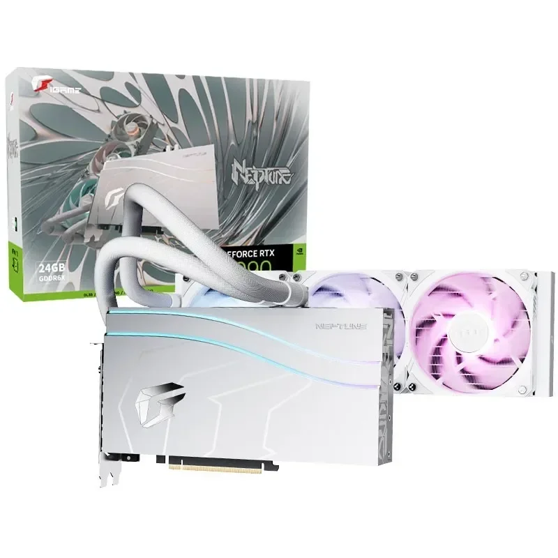 384Bit GDDR6X Water-cooled Gaming Graphics  16Pin Interface High Speed 4K 8K Video Rendering Desktop Computer GPU Hardware