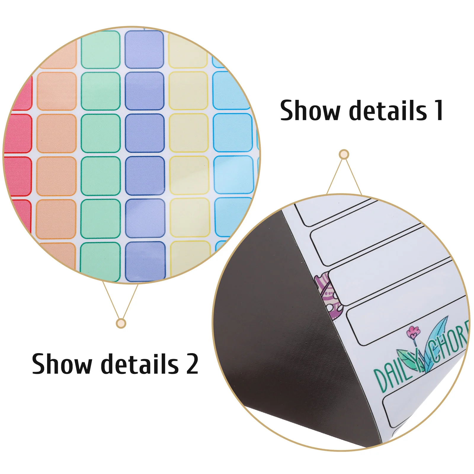 

Magnetic Chore Chart for Kids High Grade Safe Pet Behavior Household Planner Sticker Reward School Decorative