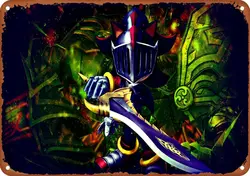 Metal Tin Sign Shadow Sir Lancelot Knight Shadow the Hedgehog Game Cave Garage bar wall decorated with vintage metal tin poster
