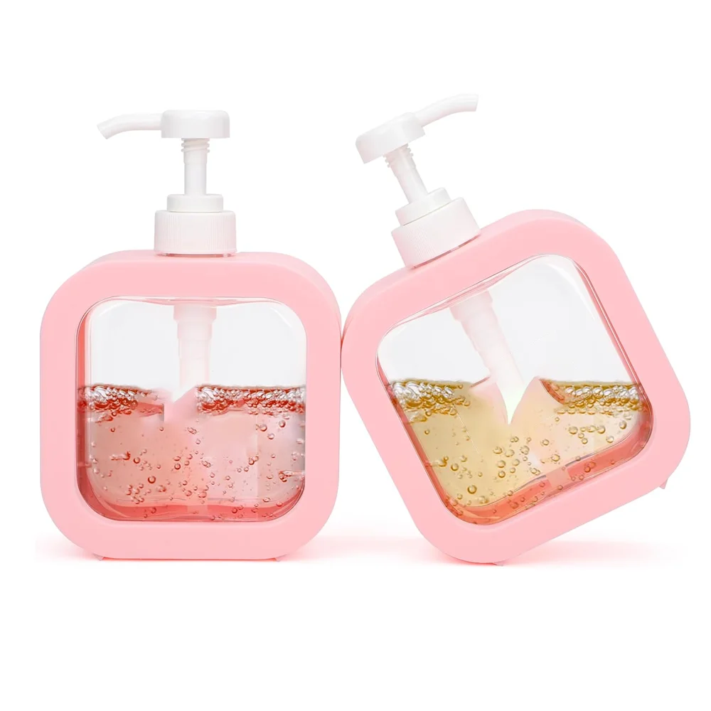 

Дозатор для мыла для рук для ванной комнаты Современный дозатор мыла для посуды для кухонной раковины Контейнер для жидкого мыла с насосом Прозрачная бутылка