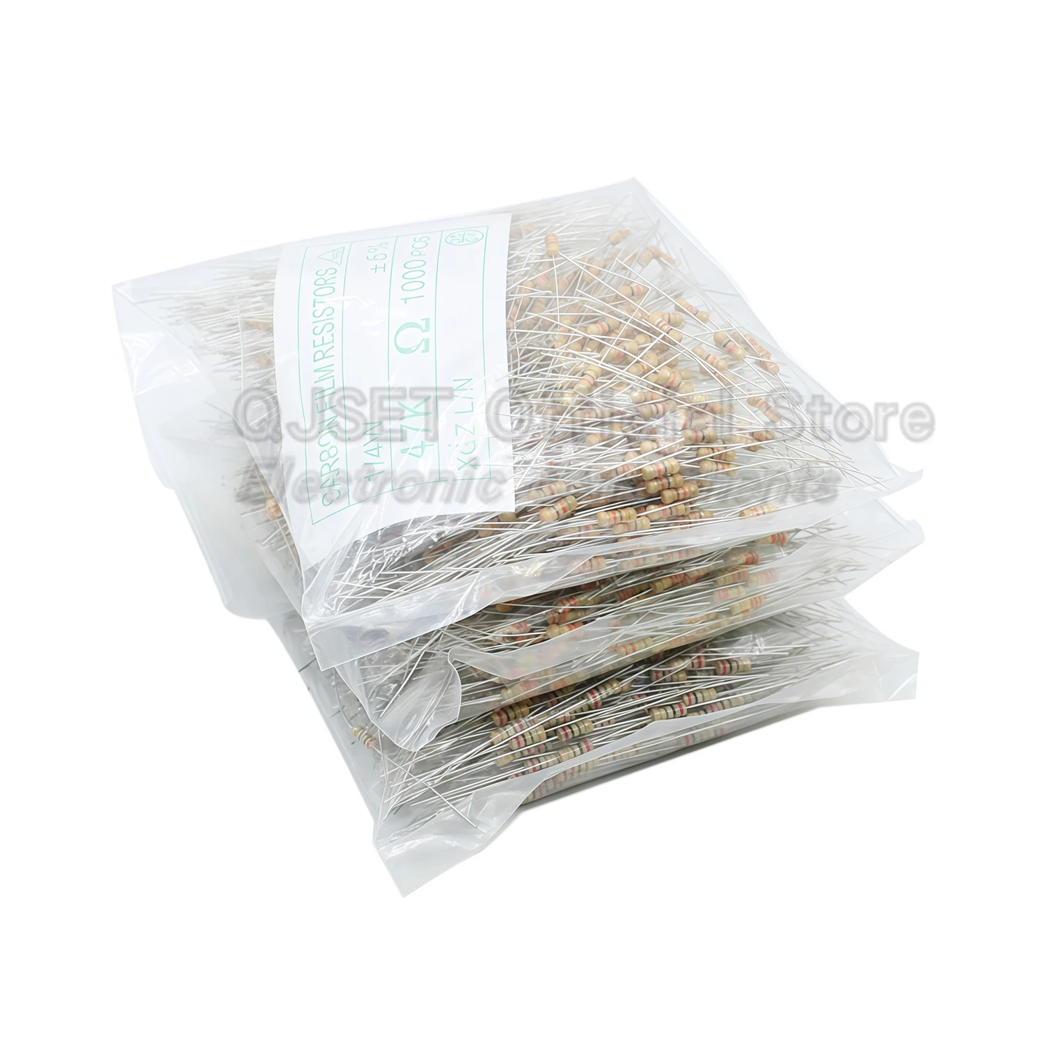 1000pcs 1/4W Carbon Film Resistors ±5% 4Color Ring Resistor Components 0.25W 1kR 4.7K 10K 22K 47K 100K 470K Ohm 1 10 100 220 Ohm image 4