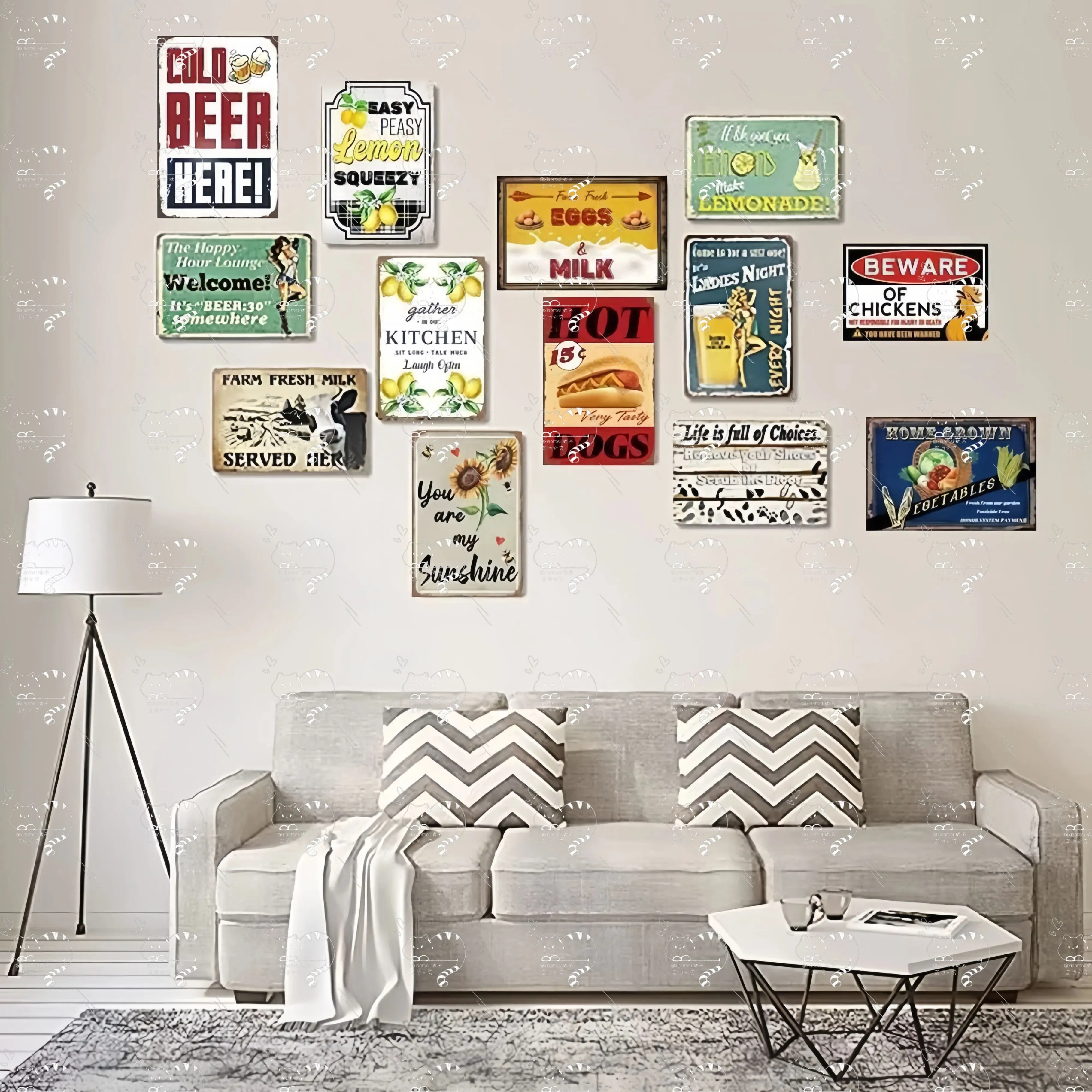 Garden Metal Sign,Your Mind is A Garden Your Thoughts are The Seeds You Can Grow Flowers Or You Can Grow Weeds Gift,Sizees Mothe - view 4
