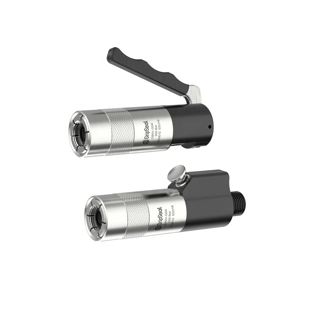 Factory Customized External Thread Leak Test Connector  Stainless Steel  Buna-N Quick Coupling