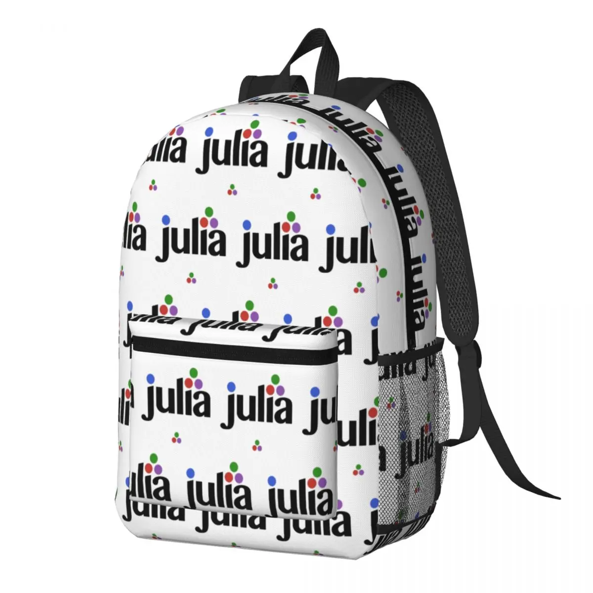 

Julia Hex Logo Backpack Daypack Large Capacity Kids BookBag School Bag Shoulder Bags for Men Women