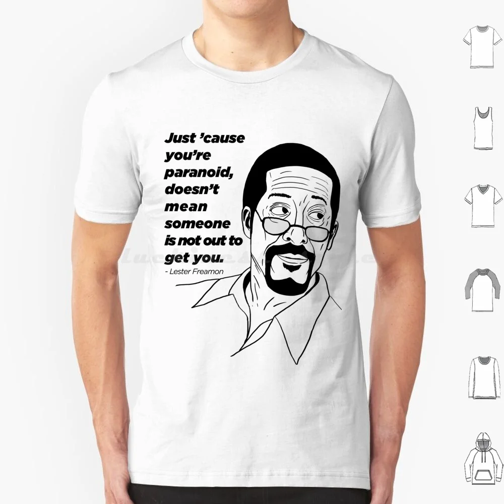 The Wire Lester Freamon 2 T Shirt Big Size 100% Cotton The Wire Omar Little Omar Hbo Wire Baltimore Little Tv Mcnulty Omar