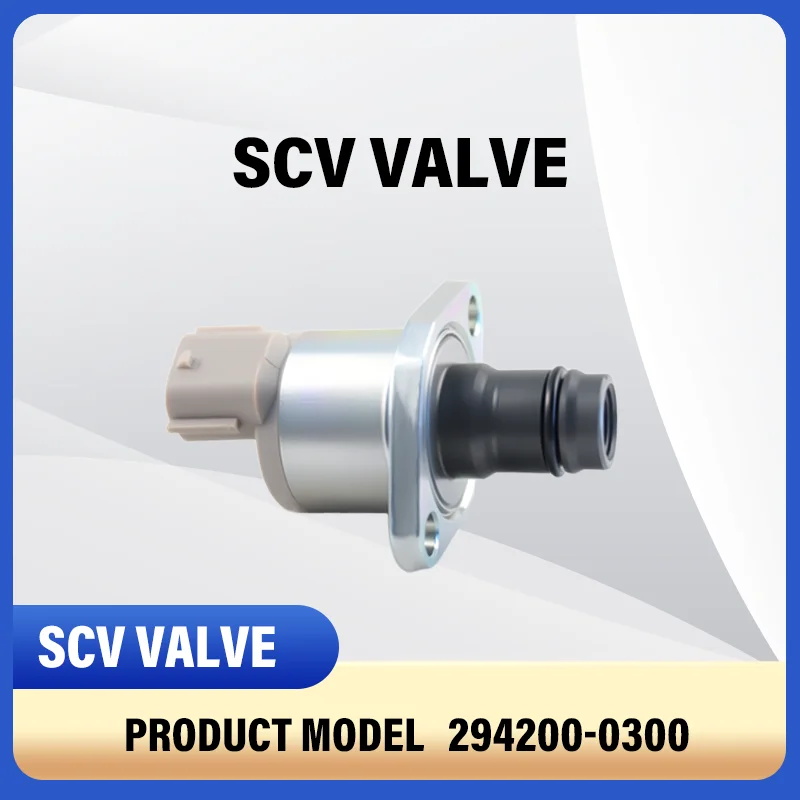 

SCV Valve 294200-0300 Suction Control Valve Fuel Pressure Regulator for Denso HP3 HP4 Pump System Replacement for Toyota