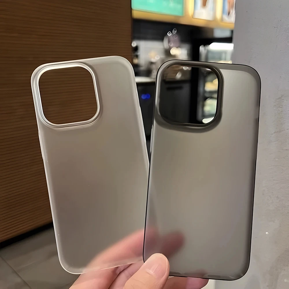 Matte Soft Phone Case for iPhone 16 15 14 Plus 13 12 11 Pro Max Transparent Rubber Gel Shockproof Cover image 2