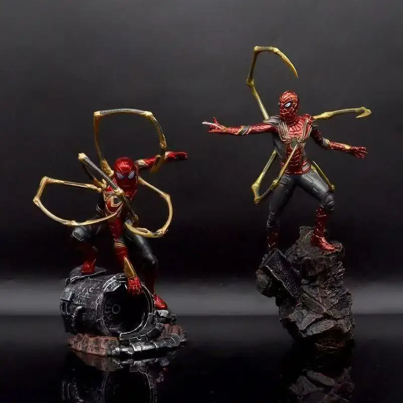 Statue Iron Spider-Man de Avengers: No Way Home, figurine d'anime, modèle décoratif, cadeau