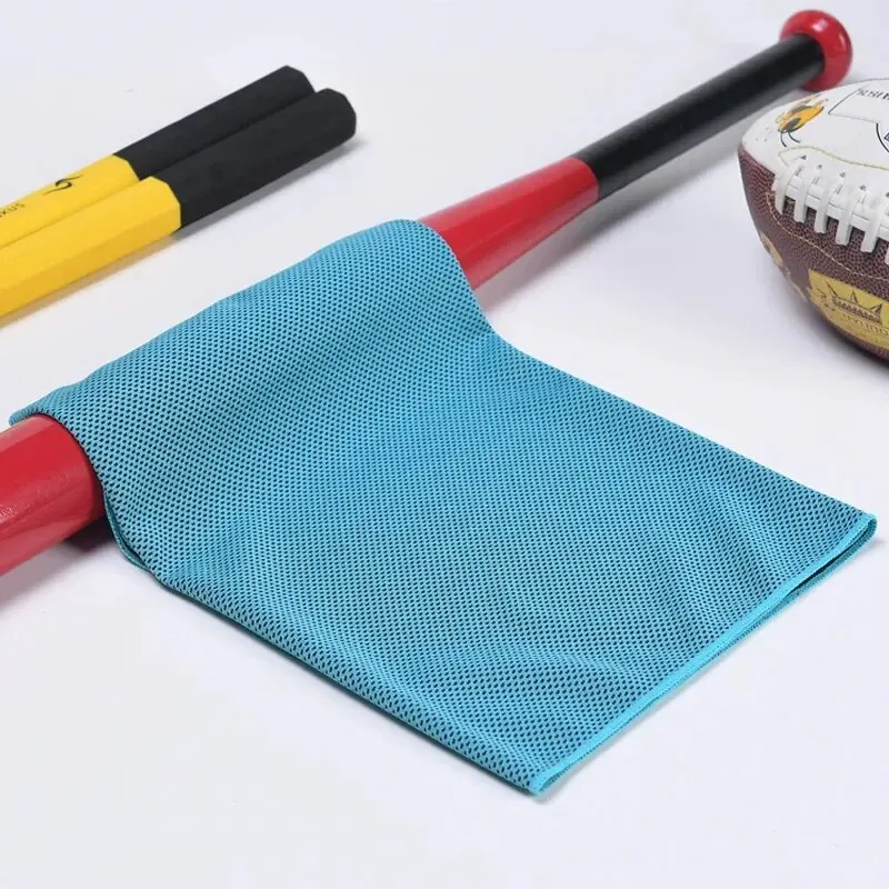 Portátil Mini Silica Gel Set, Toalha Fria, Fibra De Poliéster, Toalha De Resfriamento AO Ar Livre, Fitness Sports, Ginásio, C