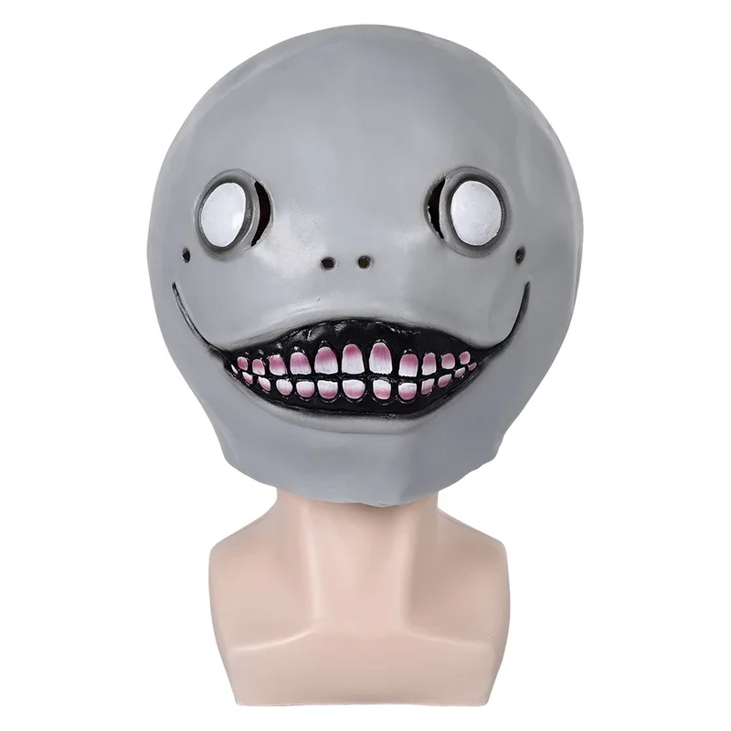 Emil Cosplay Headgear Costume Props Anime Game NieR Automata Roleplay Helmet Mask Outfits Accessories Men Halloween Party Suits