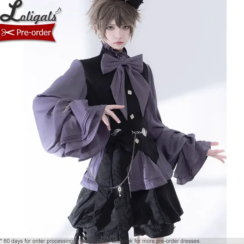 

Pre-order Ouji Lolita Vest / Short Pants / Blouse by Princess Chronicles ~ Rabbit Run 2.0