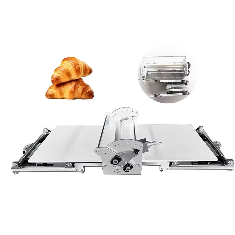 

【Factory Price】Electric Small Efficient Shortening Machine Household Dough Sheeter For Danish Croissant And