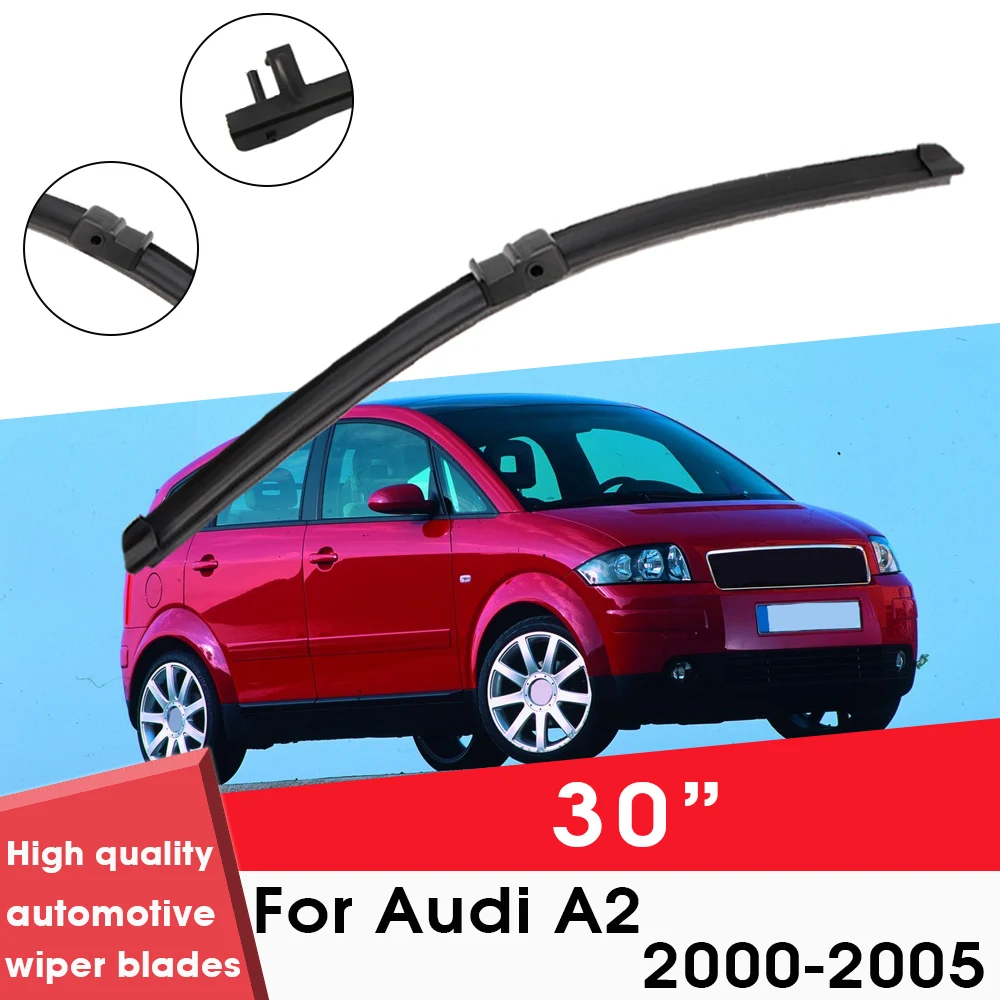 

Car Wiper Blade Blades For Audi A2 2000-2005 30"Single Windshield Windscreen Clean Naturl Rubber Cars Wipers Accessories