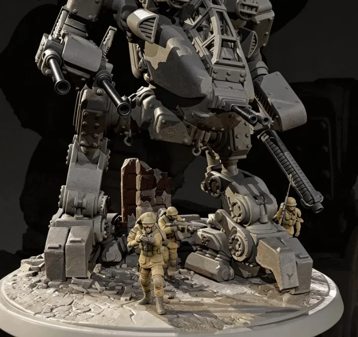 

Фигурка солдата из смолы высотой 24 мм, набор для самостоятельной сборки и раскрашивания TD-7686/3D