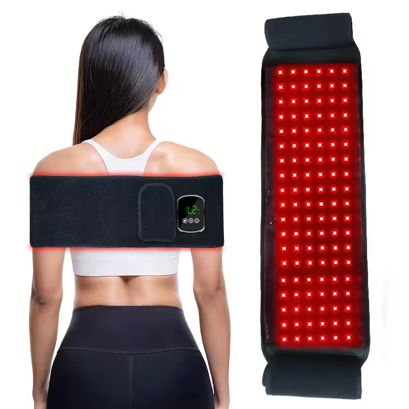 

Red Light Therapy Waist Massage Belt Pain Pad Infrared Therapy Back Shoulder