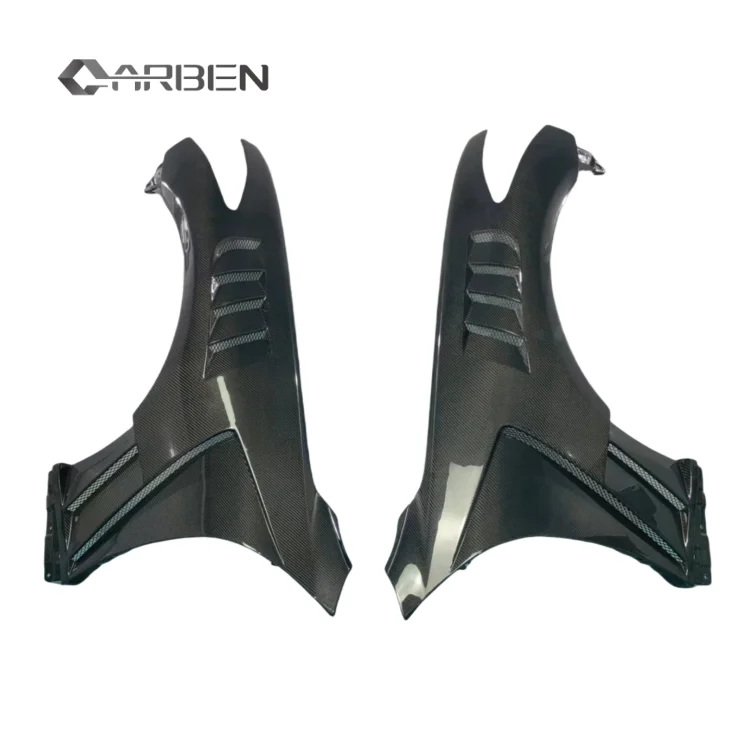 

High Quality Wet Carbon Fiber V2 Style Side Fenders for Infiniti G37 Coupe