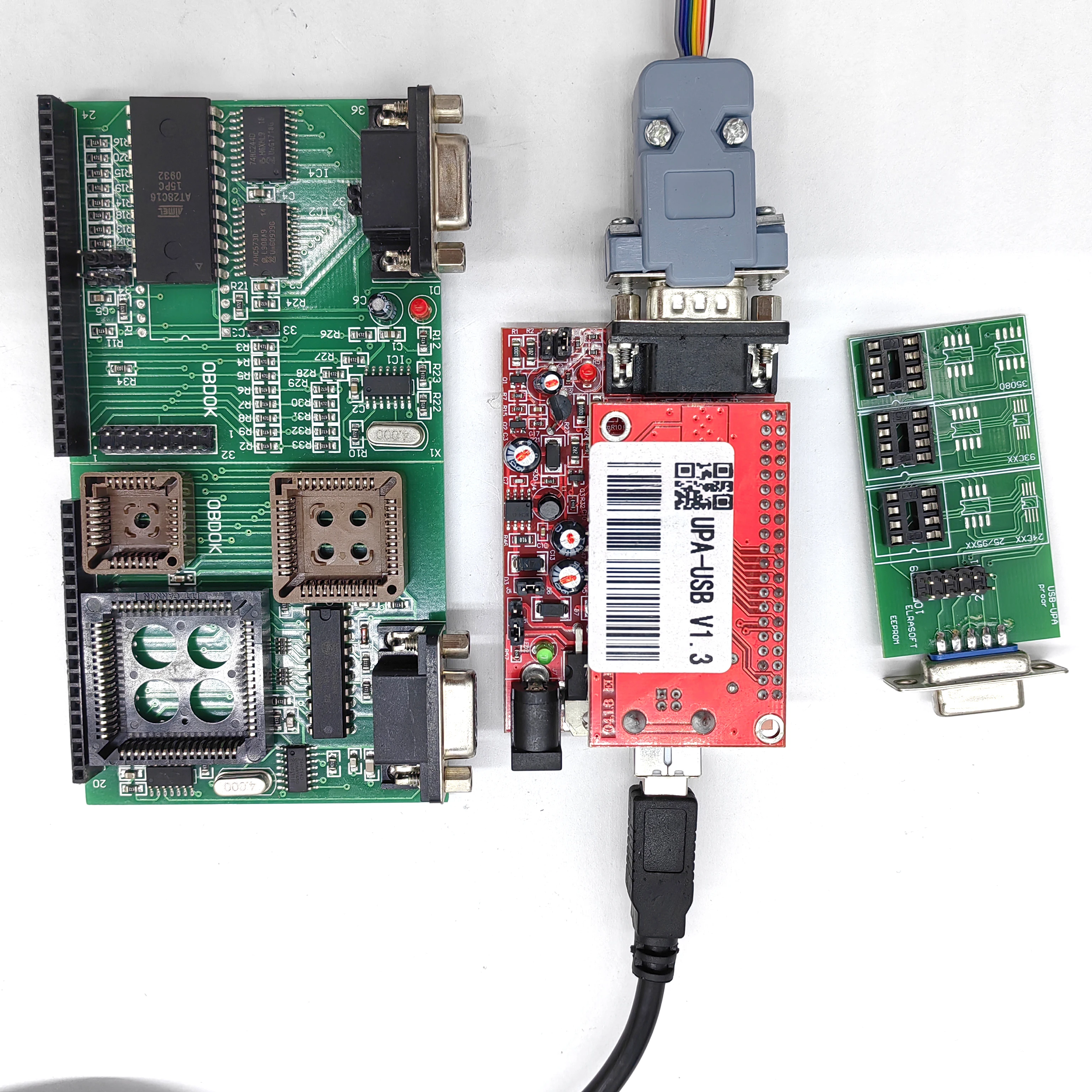 Programador ECU automotriz UPA-USB V1.3, Cable conector de puente, adaptador TMS NEC Eeprom, sintonización de Chip ECU, nueva combinación