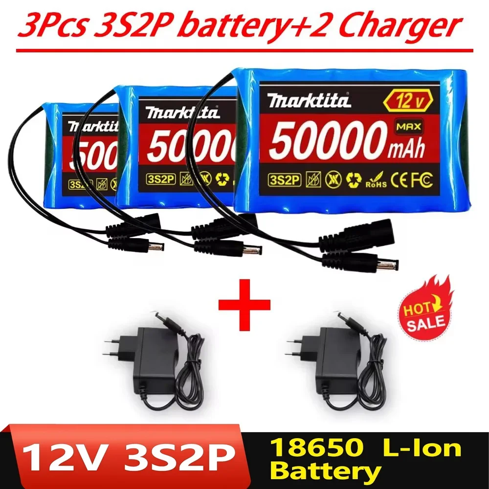 

Монитор мощности BMS Интеллектуальная защитная плата 12,6 В 50000 мАч 3S2P 18650 Литий-ионный аккумулятор