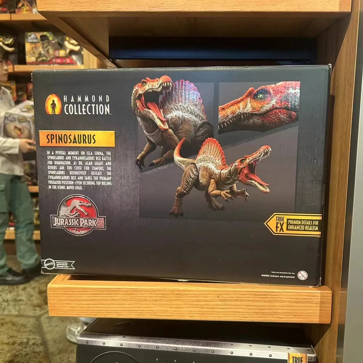 Jurassic World JCH09 Spinosaurus Hammond colección figuras de Anime modelo de dinosaurio figura de acción juguetes coleccionables regalos en Stock