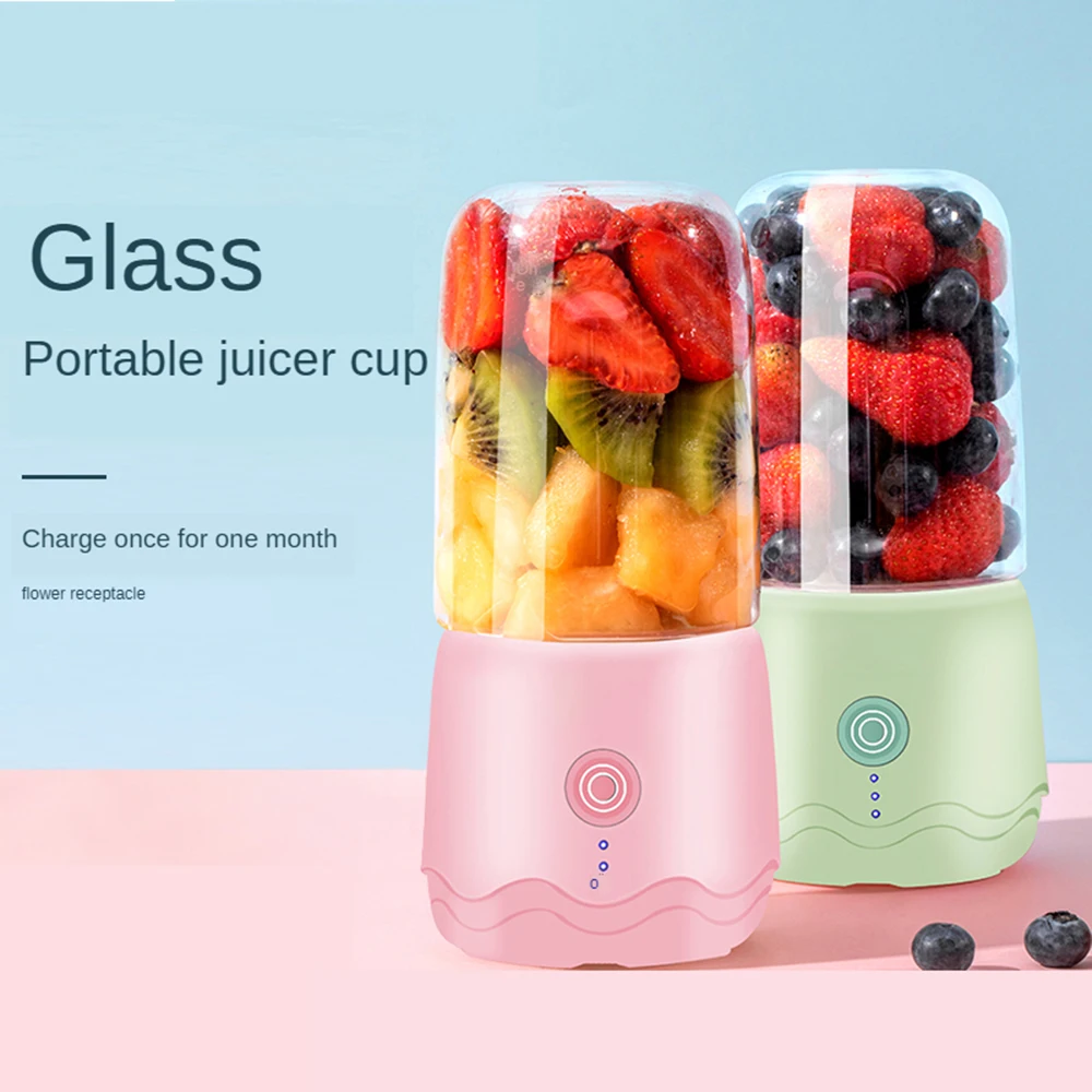 

6 Blades NJR-N18 USB Portable Blender Juicer Maker Juicer Fruit Juice Cup Automatic Small Electric Juicer Blender Food Processor