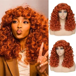 HAIRJOY Long Curly Wavy Blonde Wigs for Women  Cosplay Synthetic  Wig Heat Resistant Fiber Replacement Wig Halloween Party Wigs