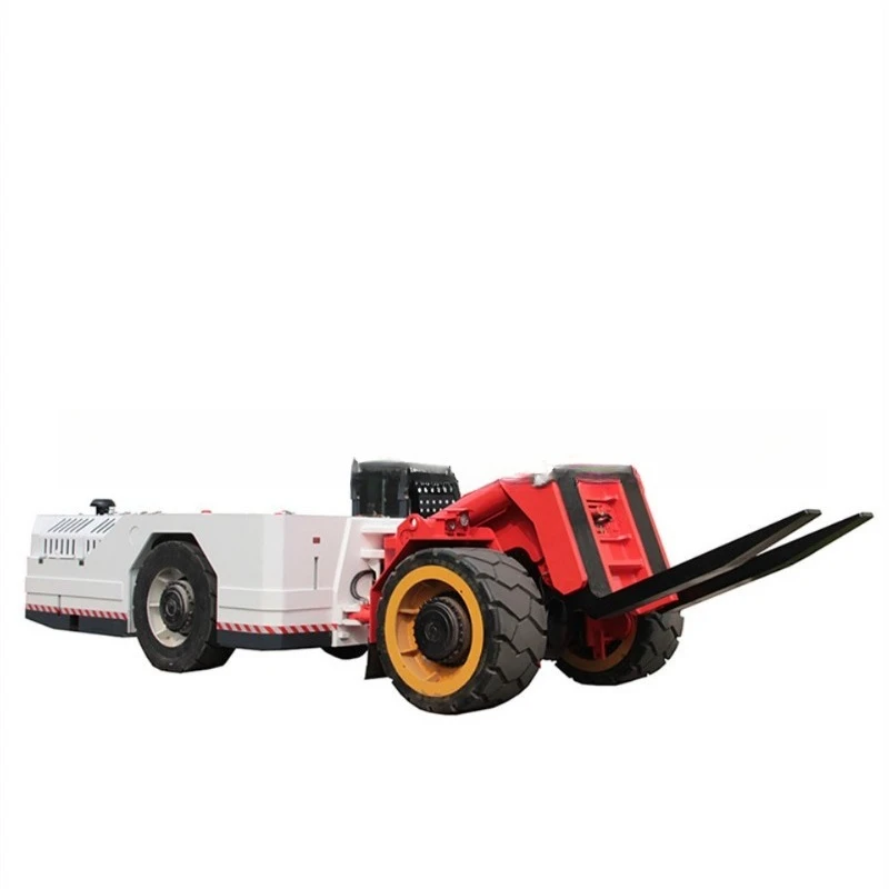 Underground coal mine plate handling vehicle