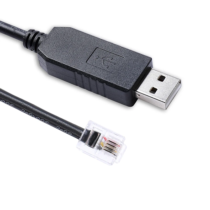 Silion Labs USB RS232 to RJ11 Serial Debug Cable for US2000 US2000 Plus US3000 Lithium Battey Console Communication Cable