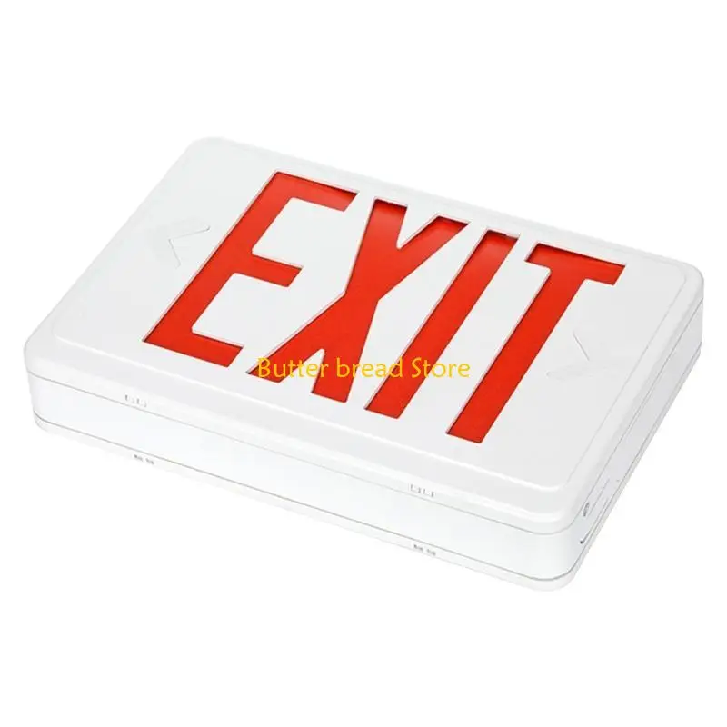 W89C Salida salida Red Sign LED Lámpara advertencia seguridad seguridad contra incendios luz emergencia