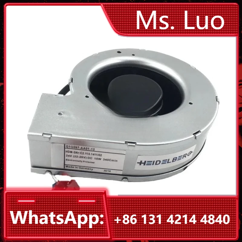 RL-097 G1G097-AA01-12 C2.115.1411 Fan  CD102 Offset Coating Facility Printing Machinery Parts