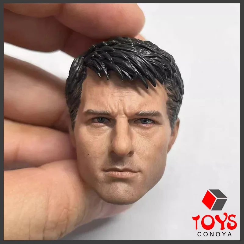 

1/6 Scale Tom Cruis Head Sculpt Carving Model Fit 12'' Male Soldier Action Figure Body Dolls In Stock