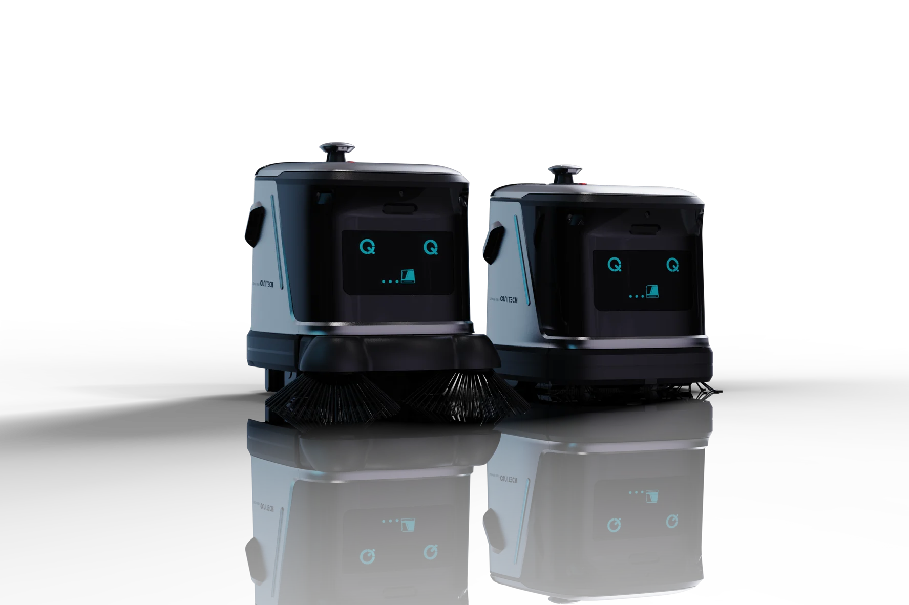 OUNITECH Q3-G Commercial Floor Cleaning Robot 3-in-1 Sweep Mop Vacuum Auto Water Station AI Obstacle Avoidance Multi-Scenario In