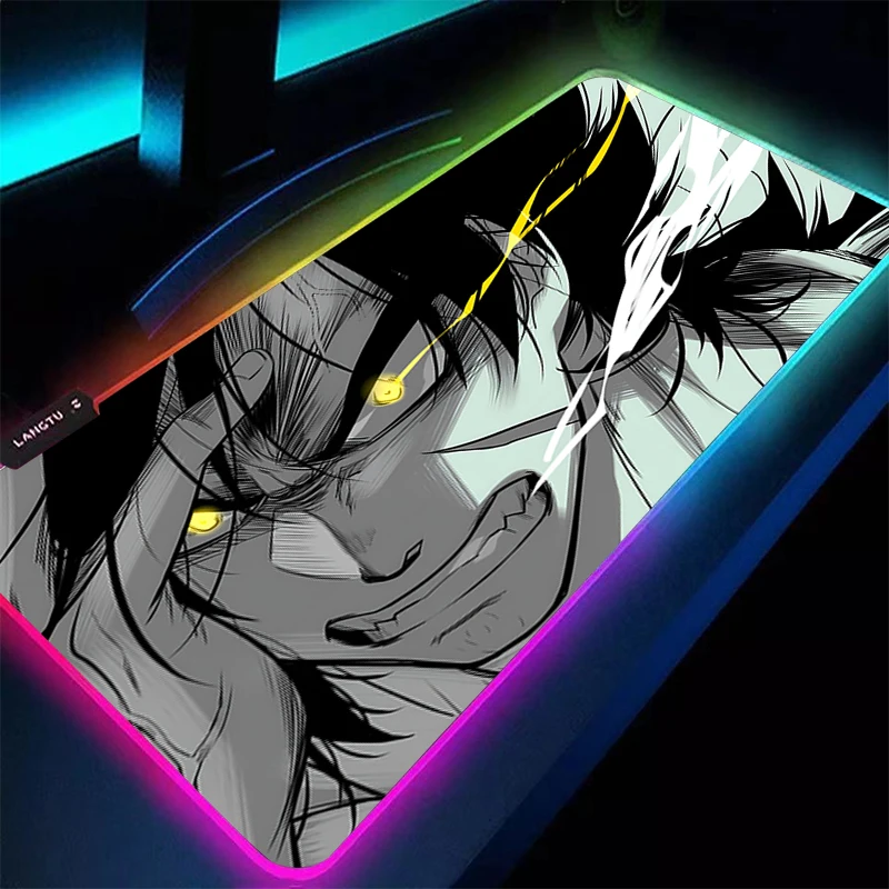 RGB Mouse Pad D-Dragon Ball Large xxl Desk mat Computer keyboard LED Office Laptop gaming accessories carpet Backlight mousepad