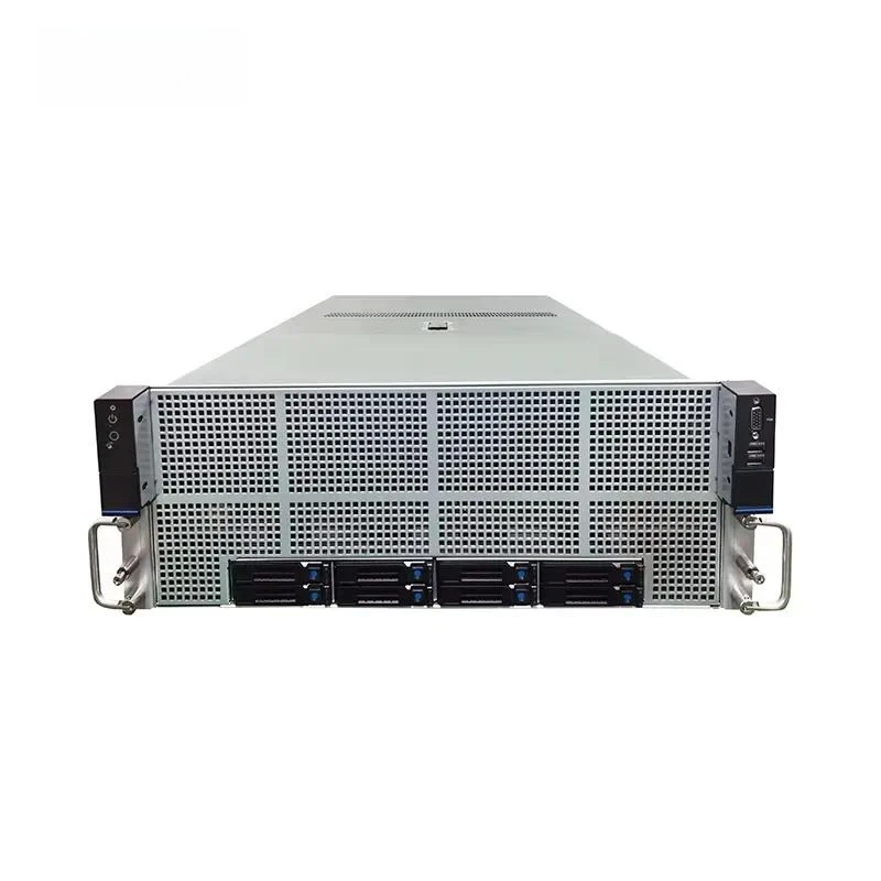 Custom 4U AI Server Dual 4th 5th Gen Xeon CPU 8x RTX 4090 GPU Workstation 8 Bay 2.5 Inch SATA HDD High Performance Deep