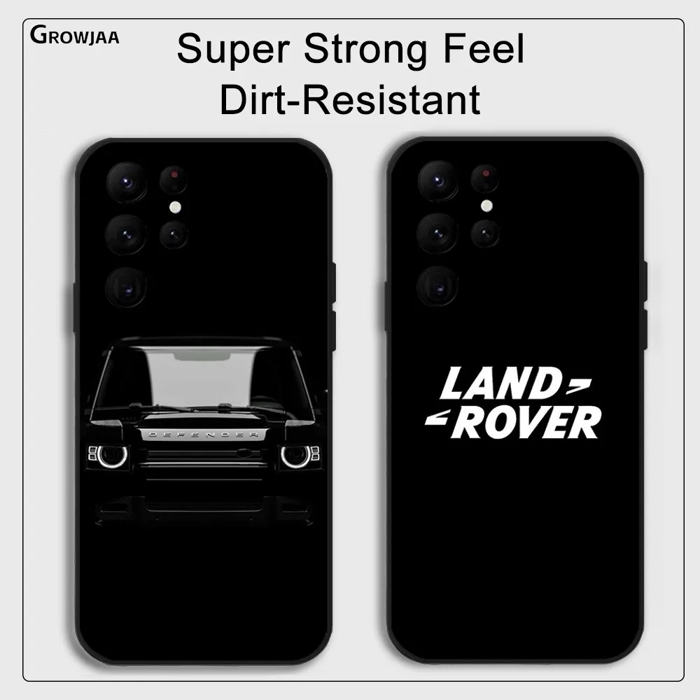 Cool Black Phone Case for Samsung Galaxy S24 Ultra S22 S23 Ultra S21 S20 5G L-Land rover-r Protective Silicone TPU Funda