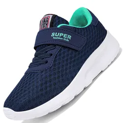 Crianças Mesh Sneakers Meninos Meninas Respirável Sports Running Shoes 2022 Primavera Outono Novo Lazer Formadores Crianças Casual Walking