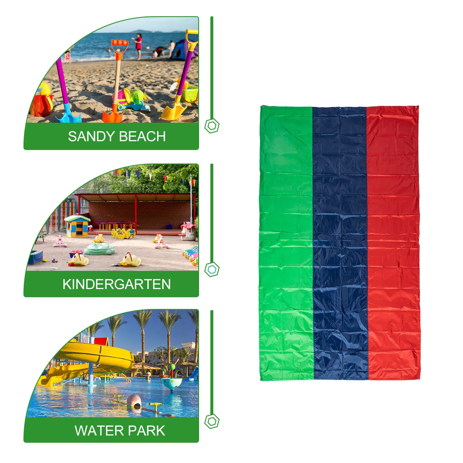 

Waterproof Sun Protection Canopy Cover For Playset Durable Uv Resistant Heavy Duty Outdoor Playground Replacement Tarp