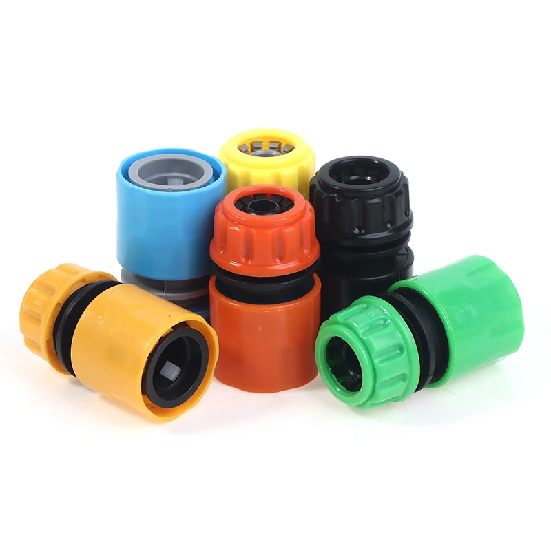 Quick Water Connector for Garden Irrigação, Fast Connecting Joint, Mangueira Tubing Repair, Acoplador Adapter, 4 Pontos