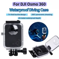 Carcasa Impermeable para Cámara de 45 m de Profundidad para Dji Osmo 360, Carcasa Subacuática, Cubierta Protectora para Cámara Dji 360, Carcasa de Buceo