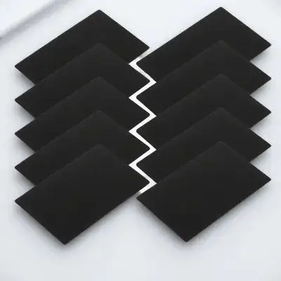 

10Pcs Blank Aluminum Business Cards Metal Name Cards for Engraving Laser Etching Smooth Finish Scratch Resistant Lightweight