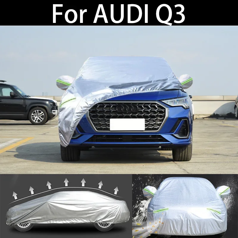 

For AUDI Q3 Full Car Covers Dustproof Outdoor Indoor UV Snow Resistant Sun rain Protection waterproof hail cover for car