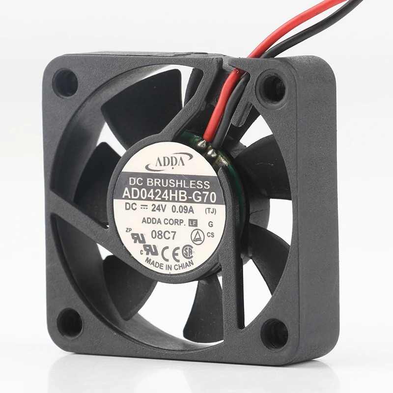 ADDA AD0424HB-G70/AD0424HB-G76 /AD0424HX-G70 DC24V 0.09A chassis 4010 4 cm Ultra-thin cooling fan 40*40*10MM