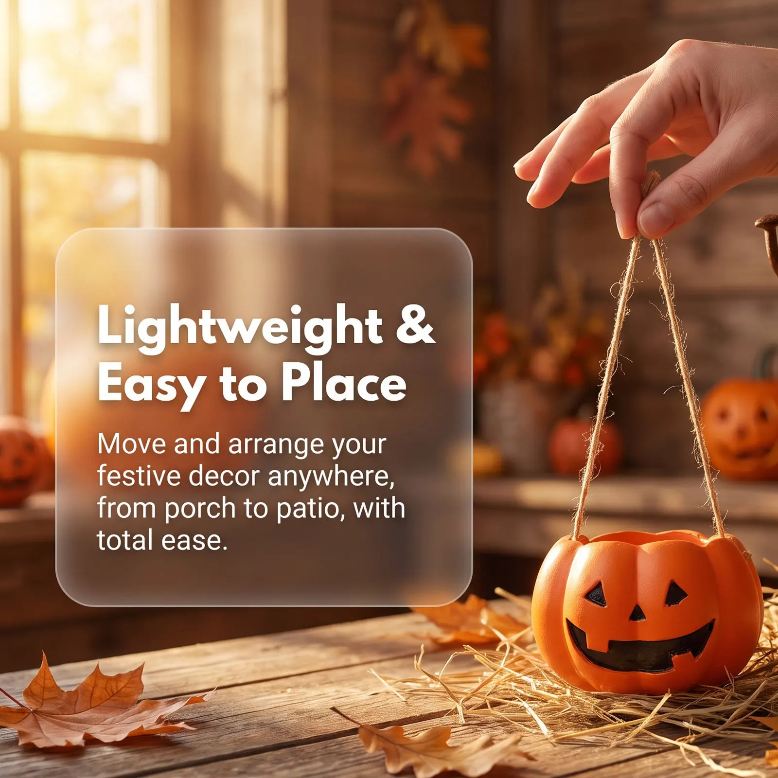 Halloween Hanging Pumpkin Flower Pot Outdoor White Realistic Resin Planter for Garden Porch Decoration Halloween Planter Pot