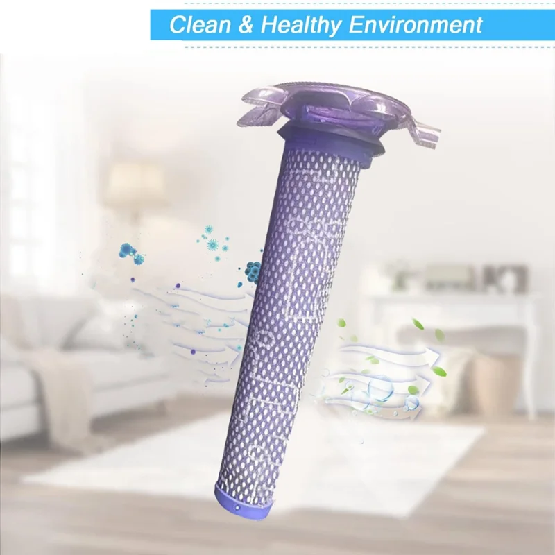 Peças de reposição de filtro frontal para Dyson V8 Absolute Stick/V8 Animal Cord Free Aspirador de pó Filtro