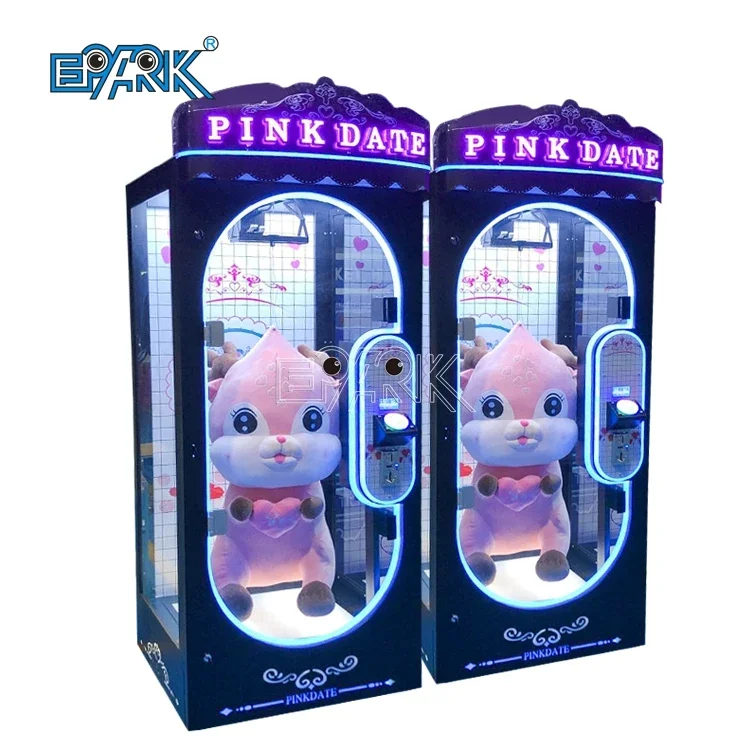 Coin Operated Arcade Pink Date Cut Your Prize Machine Claw Gift Game Machine Toy Vending Claw Machine