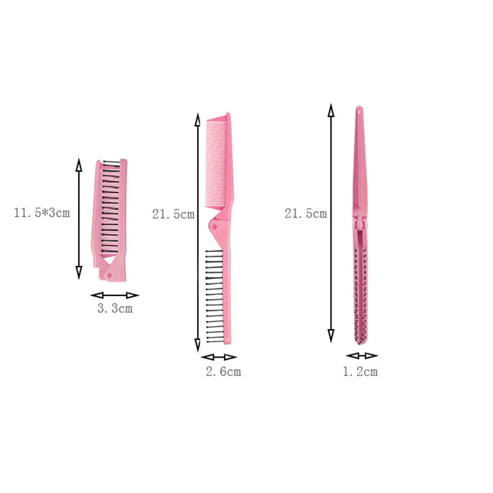 1Pcs Foldable Massage Hair Comb Portable Travel Hair Comb Anti Static Anti-tangle Brush Women Hairdressing Styling Tool
