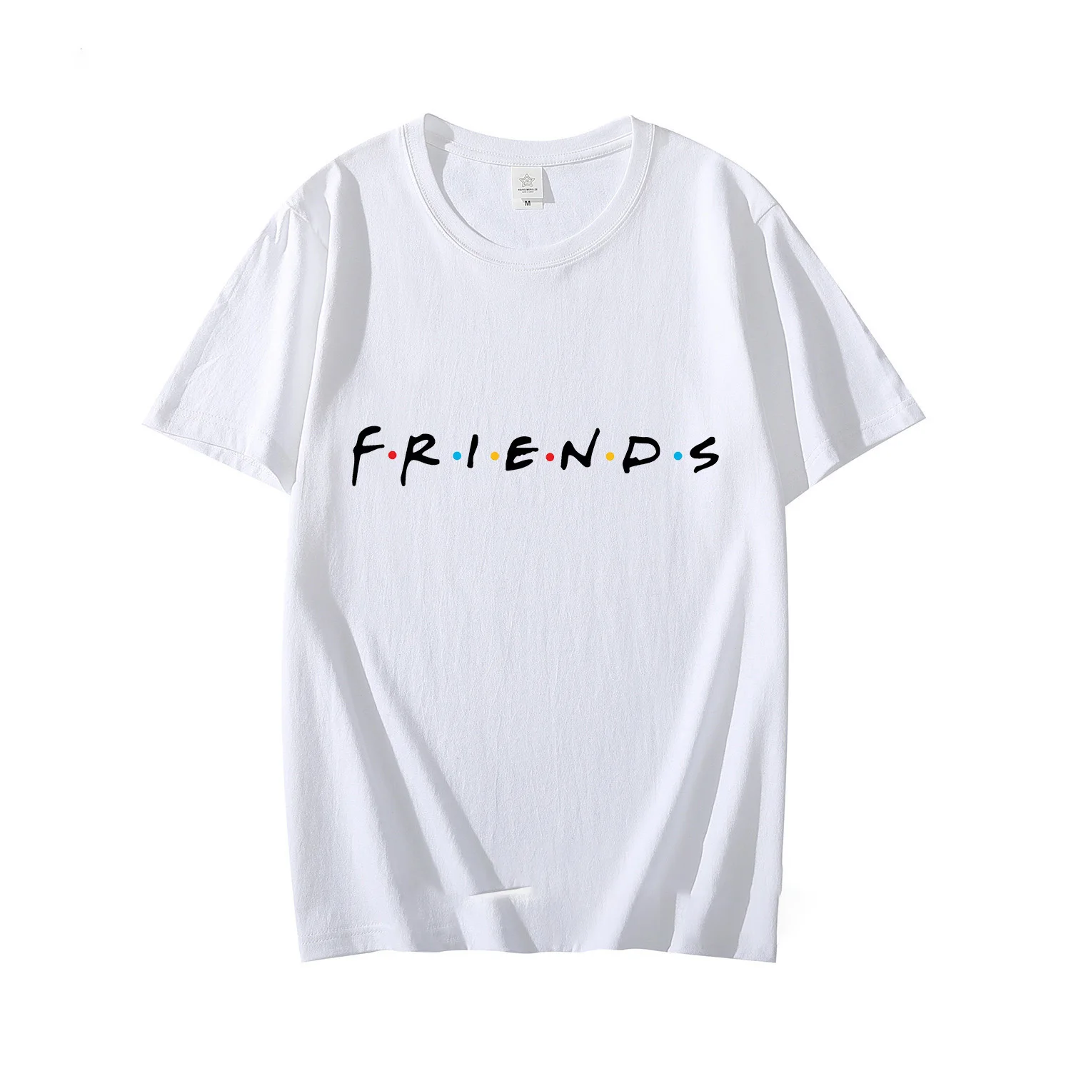 Friends TV Show T-Shirt Men Summer Cotton Tops Tees Letter Printed Clothing Cool Short Sleeve Streetwear Women Harajuku T-Shirt