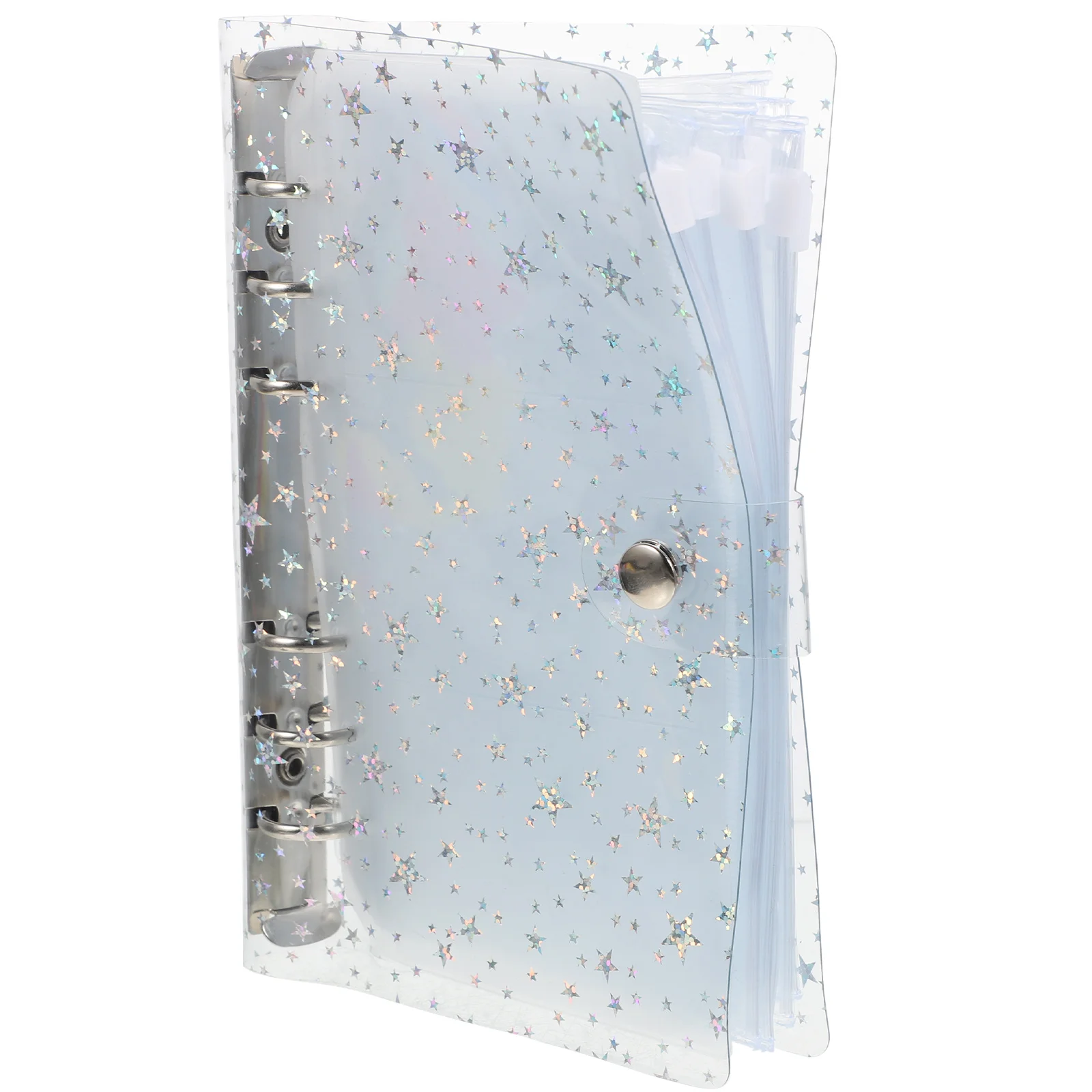 

Budget Binder Clips Money Pocket with Cash Envelopes Accessories Budgeting Pvc Organizer for Saving Wallet Uk Savings