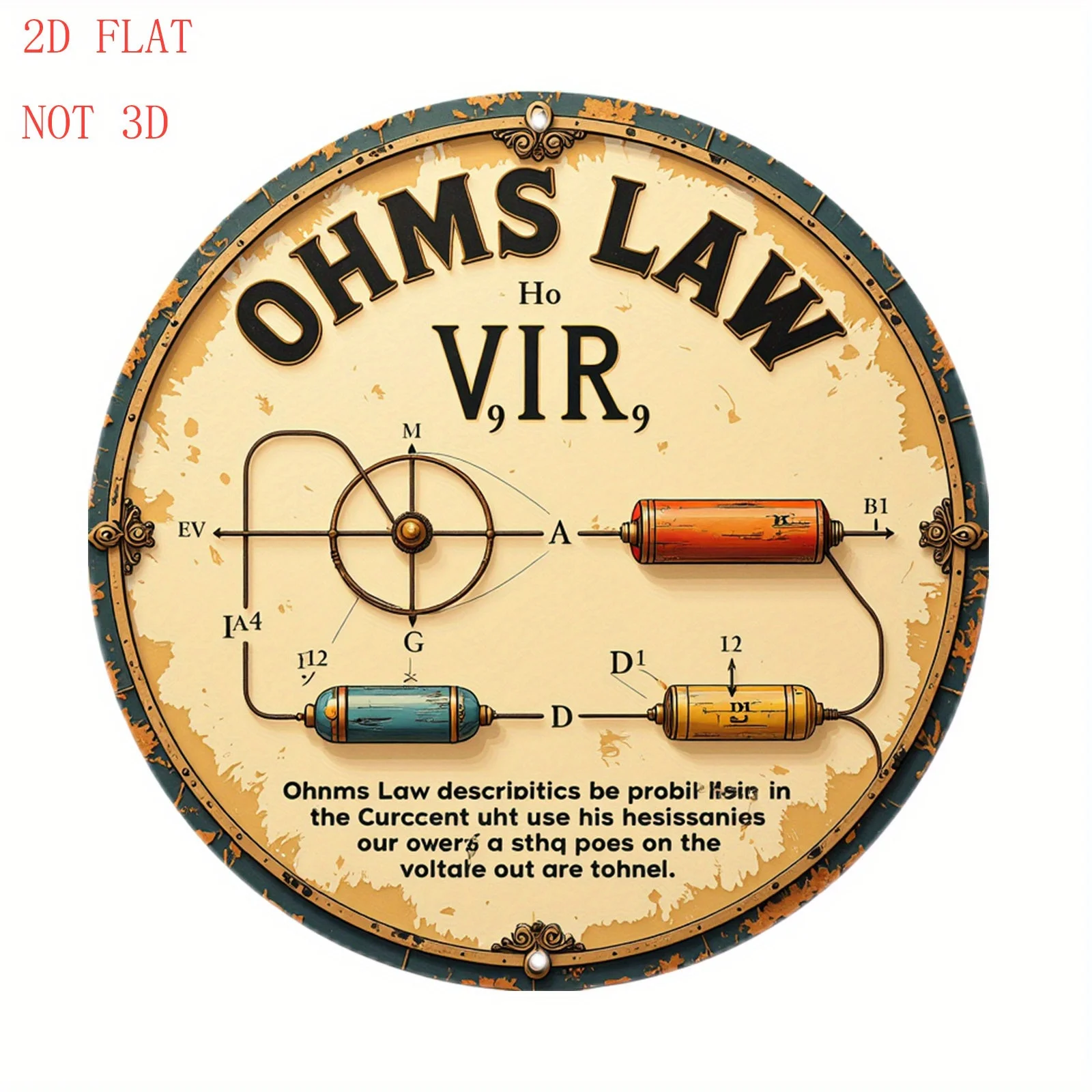 A Round Aluminum Wa… - image