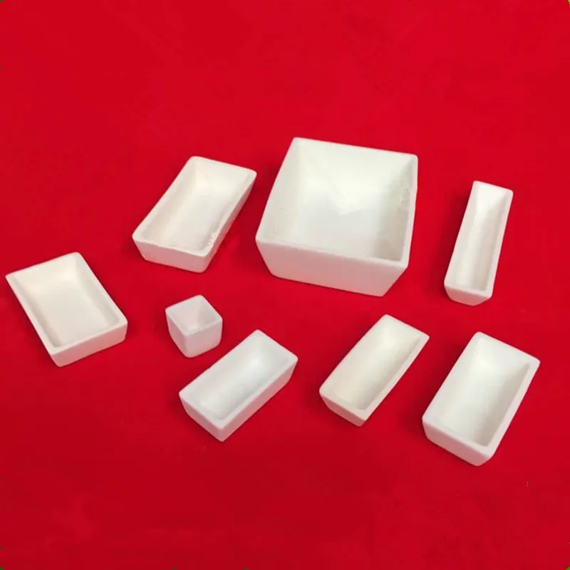 Trapezoidal Corundum Boat  / 99.3% Alumina Crucible / Corundum Crucible / Al2O3 Ceramic Crucible / Sintered Crucible